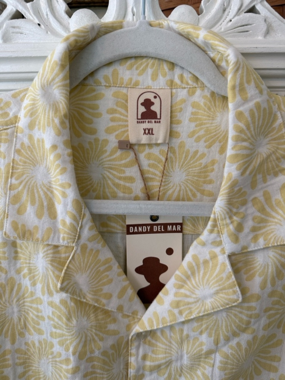Nwt Dandy Del Mar Grenadine Crinkle Gauze Short Sleeve Shirt — image 4 of 8
